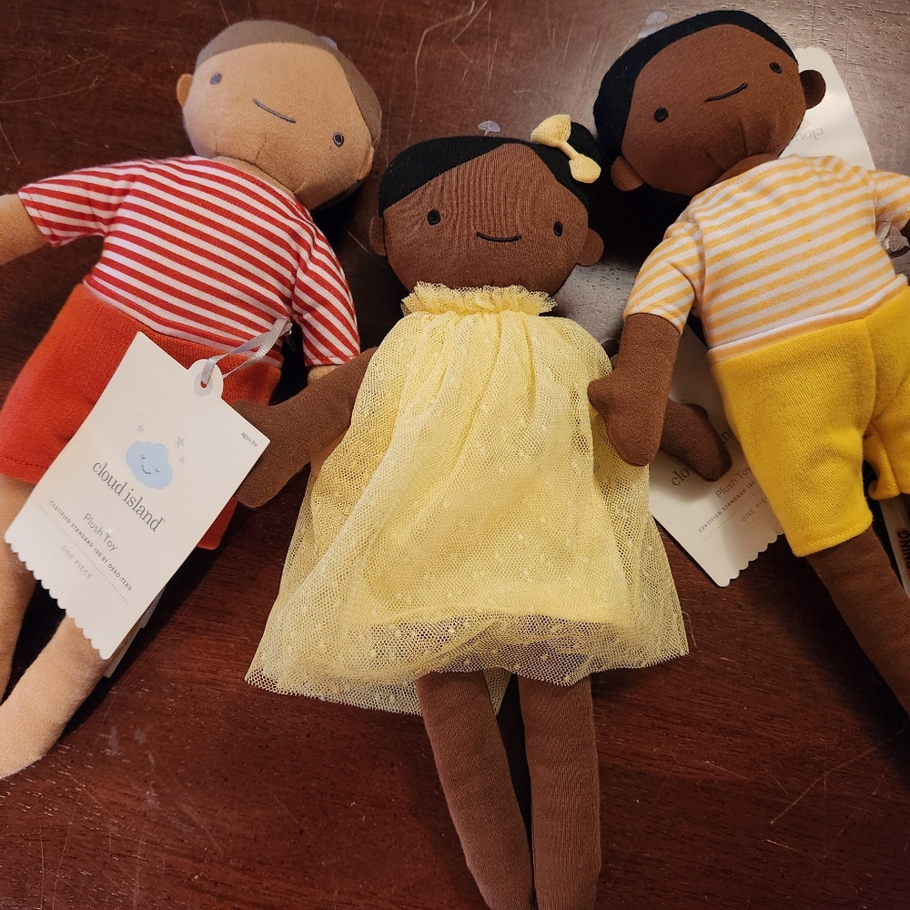 For sale: Cloud Island plush dolls. New with tags.